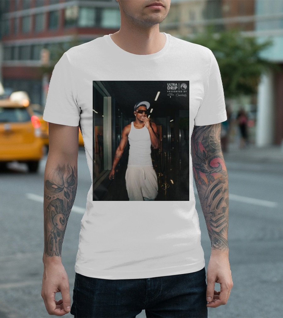 Ultra Drip Presented By Ultra Courtside Anthony Edwards Minnesota Timberwolves T-Shirt