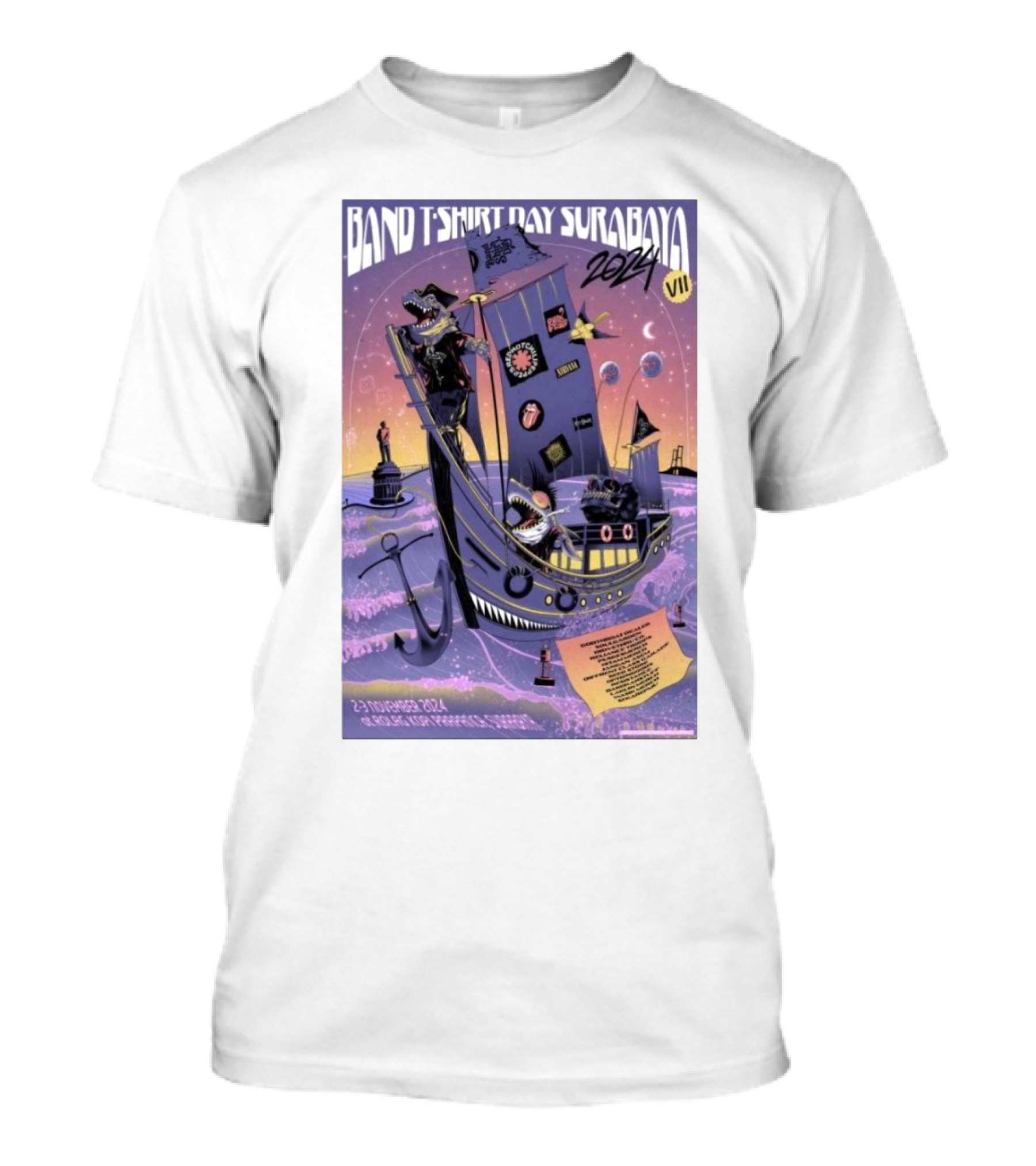 Band T-Shirt Day Surabaya 2024 VII Nov 2-3 At Rolag Kop Prapanca Jawa Timur T-Shirt