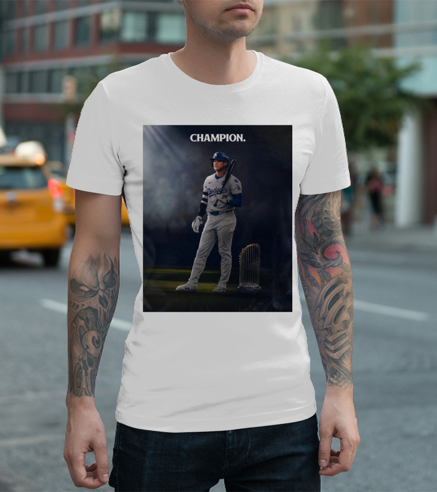 Shohei Ohtani Los Angeles Dodgers Champion 2024 MLB World Series T-Shirt