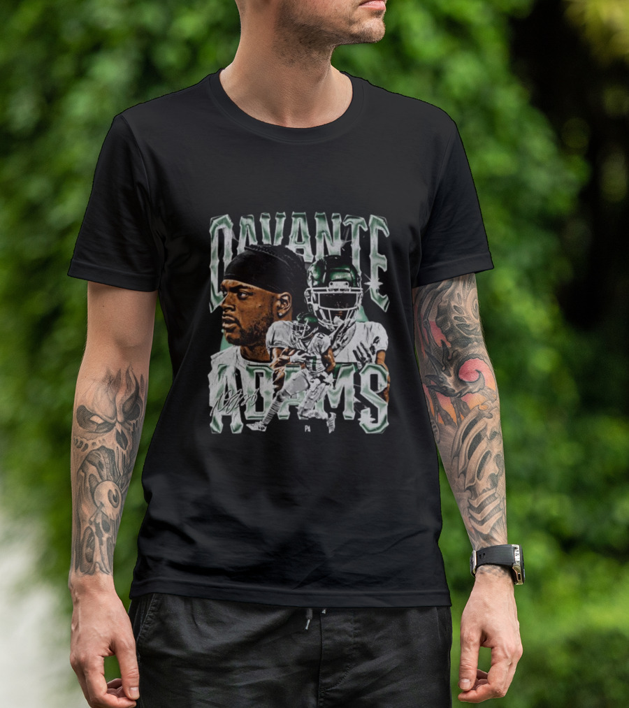 Davante Adams New York Jets Signature T-Shirt