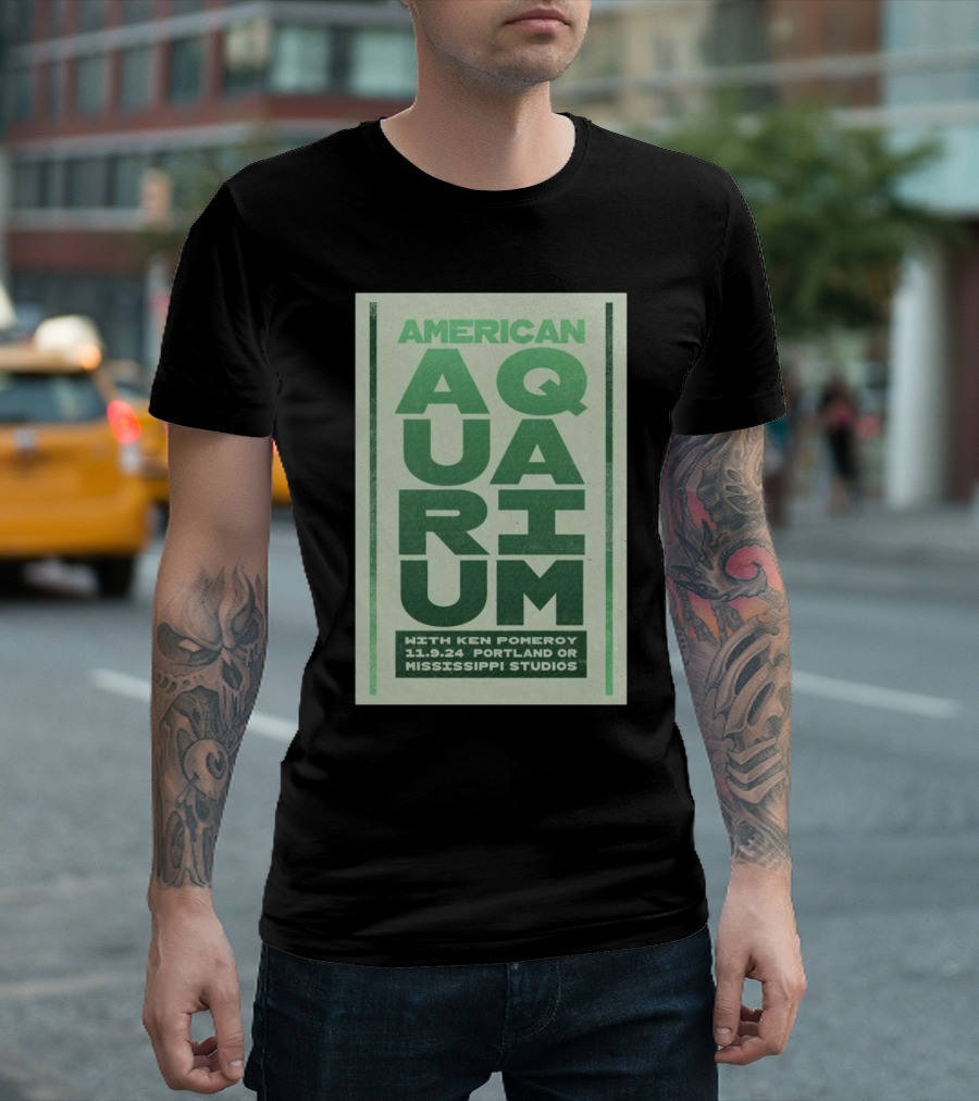 American Aquarium with Ken Pomeroy 11.9.24 Portland OR Mississippi Studios T-Shirt