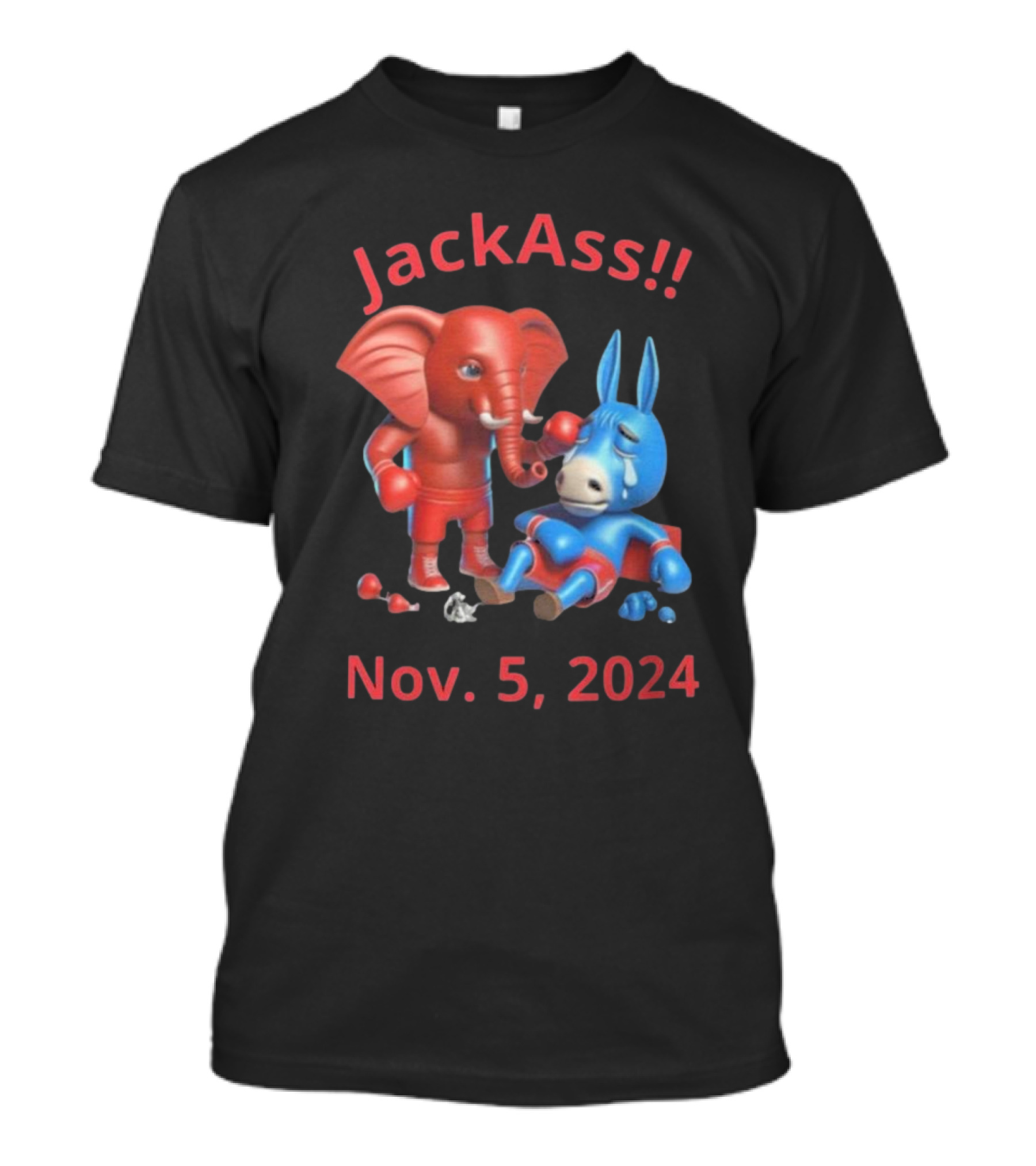 JackAss Nov. 5, 2024 Vote Republican Vote Felon T-Shirt