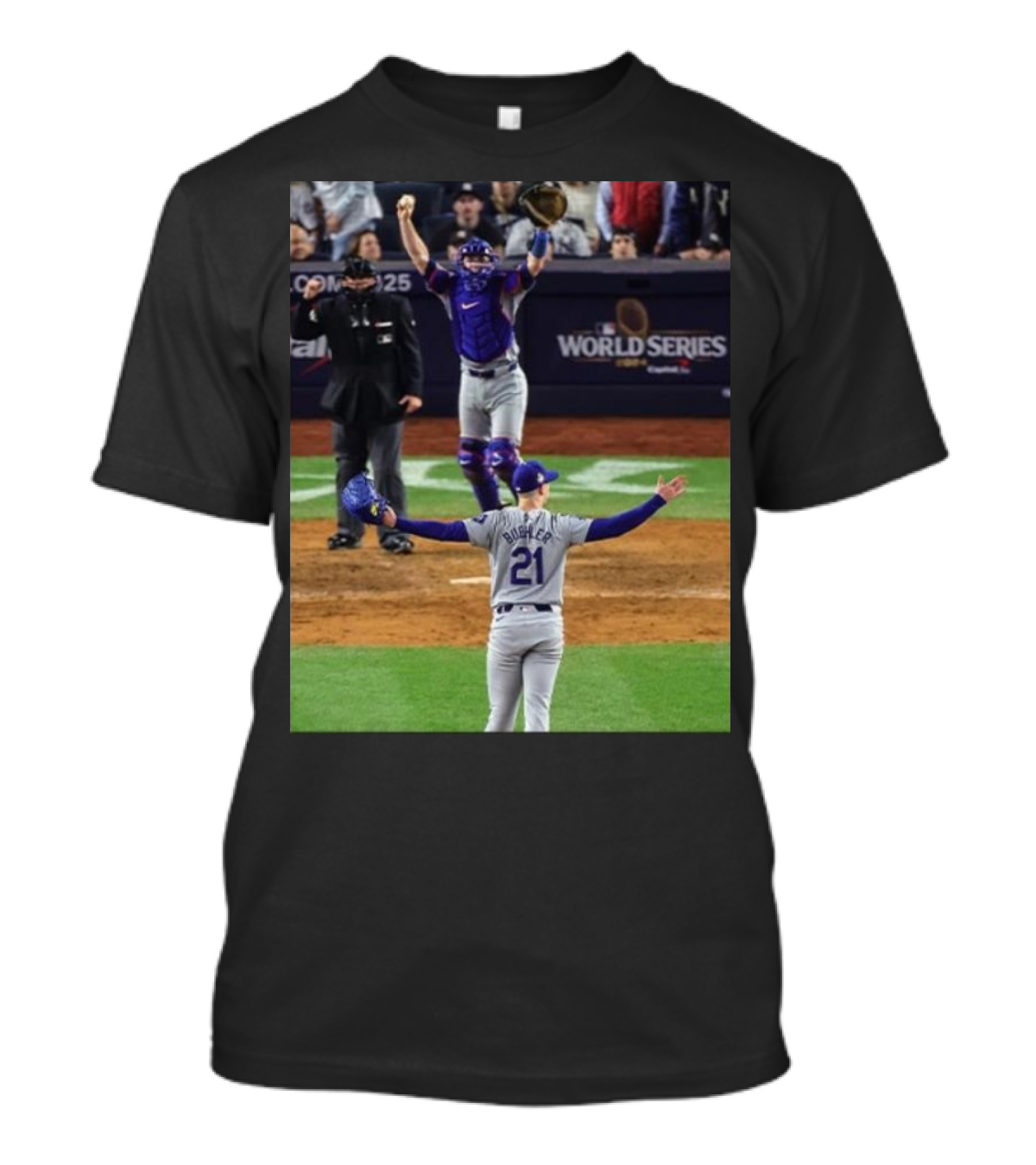 Walker Buehler World Series Champions 21 Celebration T-Shirt
