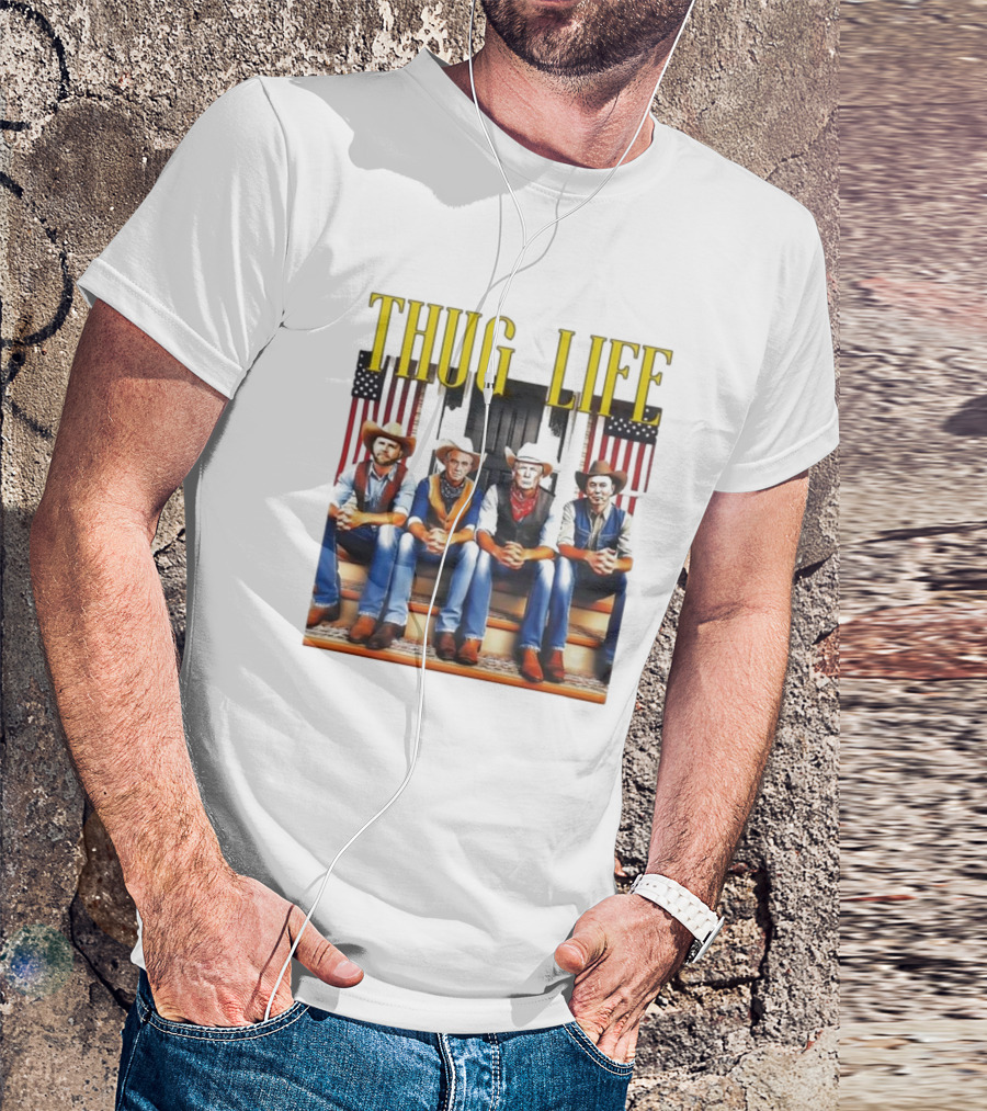 Thug Life Team Cowboys USA T-Shirt