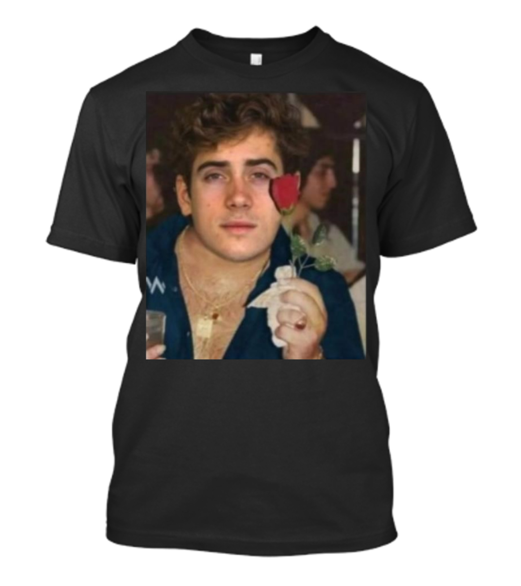 Franco Mattioli El Fenómeno Colapinto With Red Rose And Drink T-Shirt