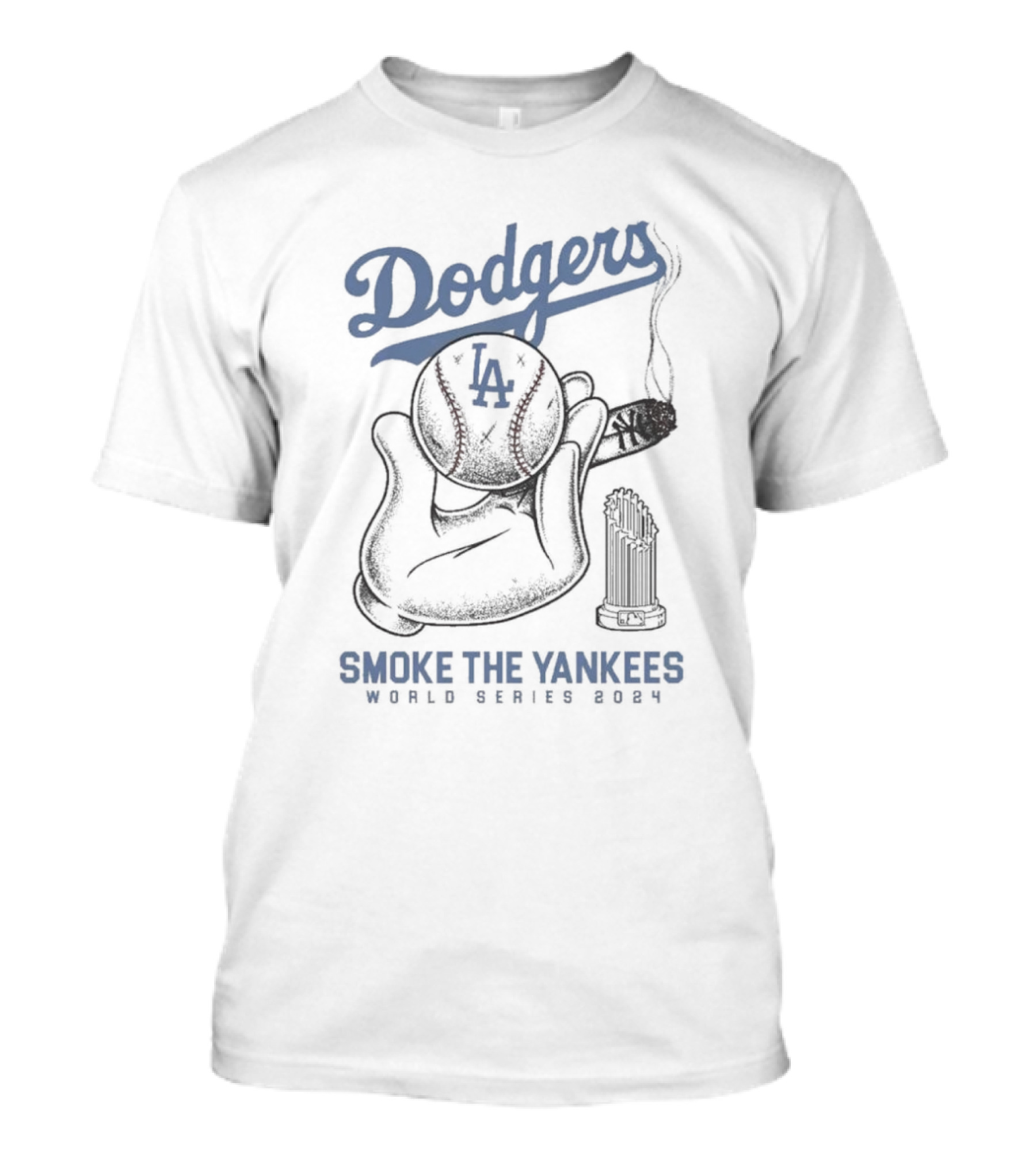 Dodgers Smoke The Yankees LA World Series T-Shirt