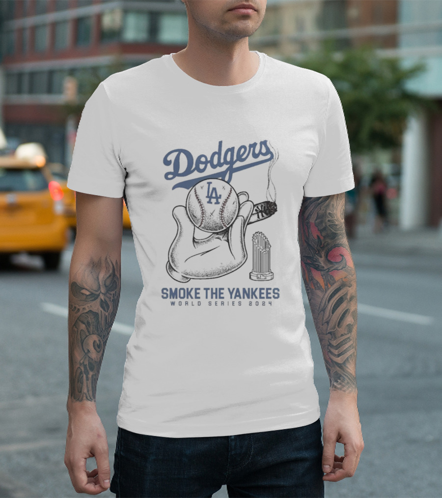 Dodgers Smoke The Yankees LA World Series T-Shirt