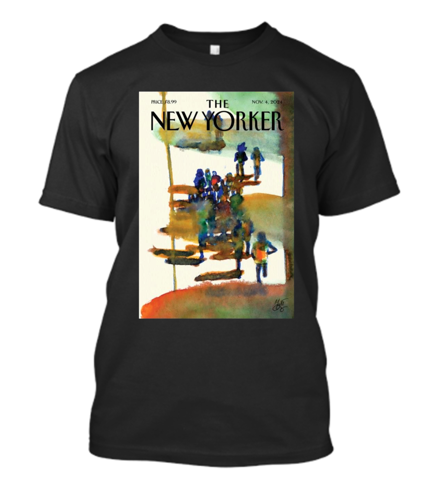 Lorenzo Mattotti Strides The New Yorker Nov 4 2024 Price 8.99 T-Shirt