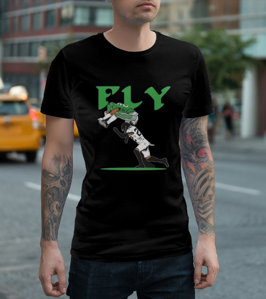 Saquon Barkley Fly No-Look Hurdle T-Shirt