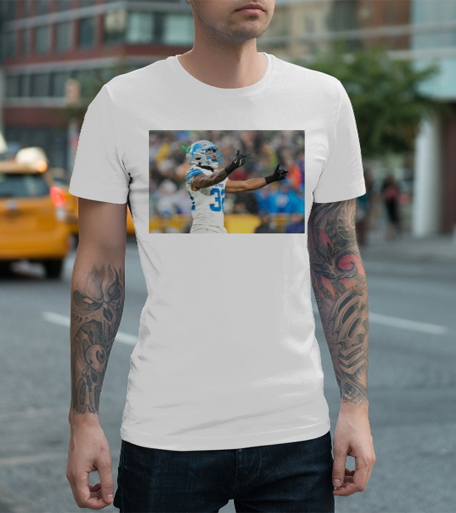 Branch Gesture Lions Vs Packers Fans NFL Game T-Shirt