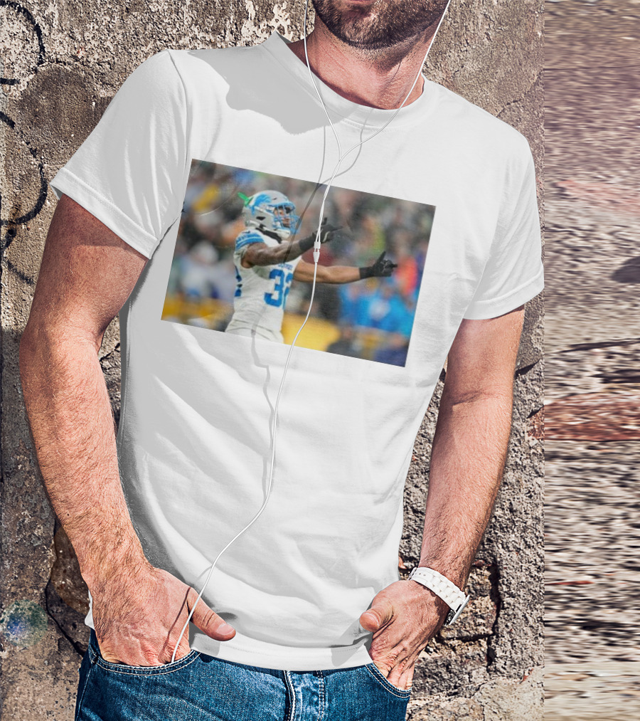 Branch Gesture Lions Vs Packers Fans NFL Game T-Shirt