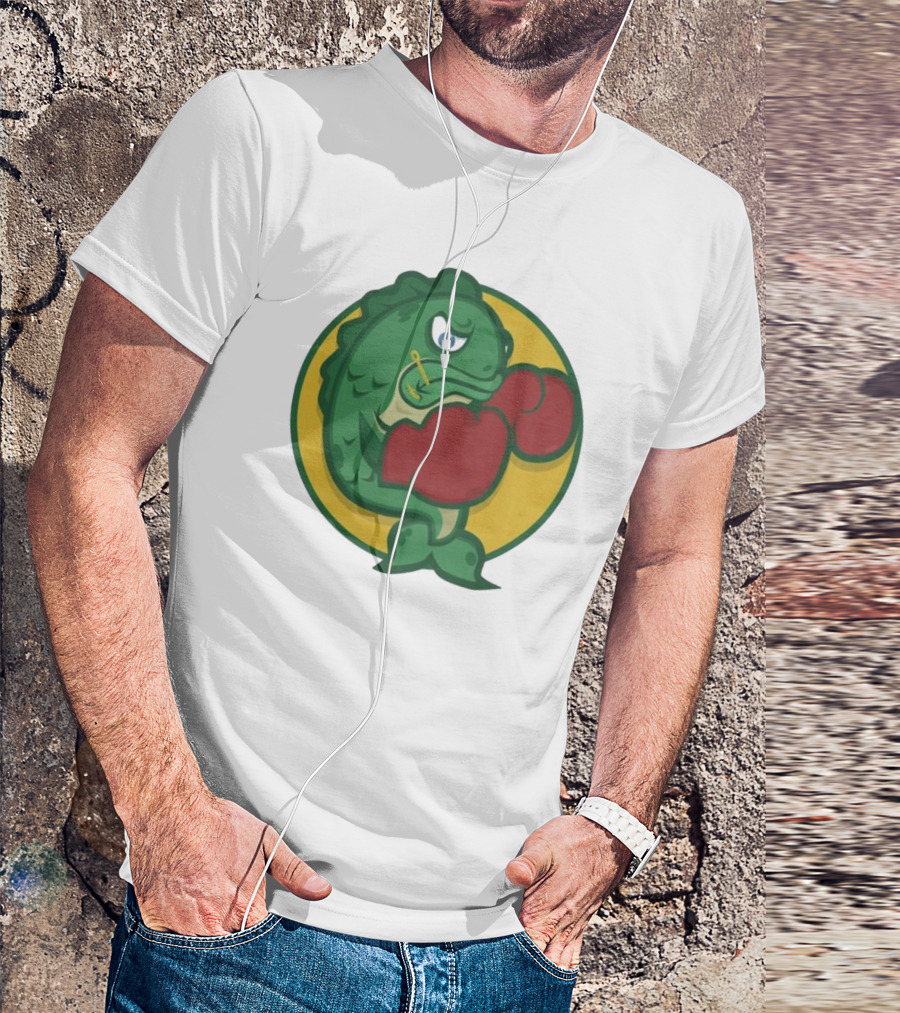 Hookline Sinkers Boxing Fish Icon T-Shirt