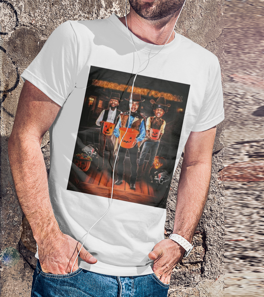 Thursday Night Football Houston Texans Halloween Cowboys T-Shirt