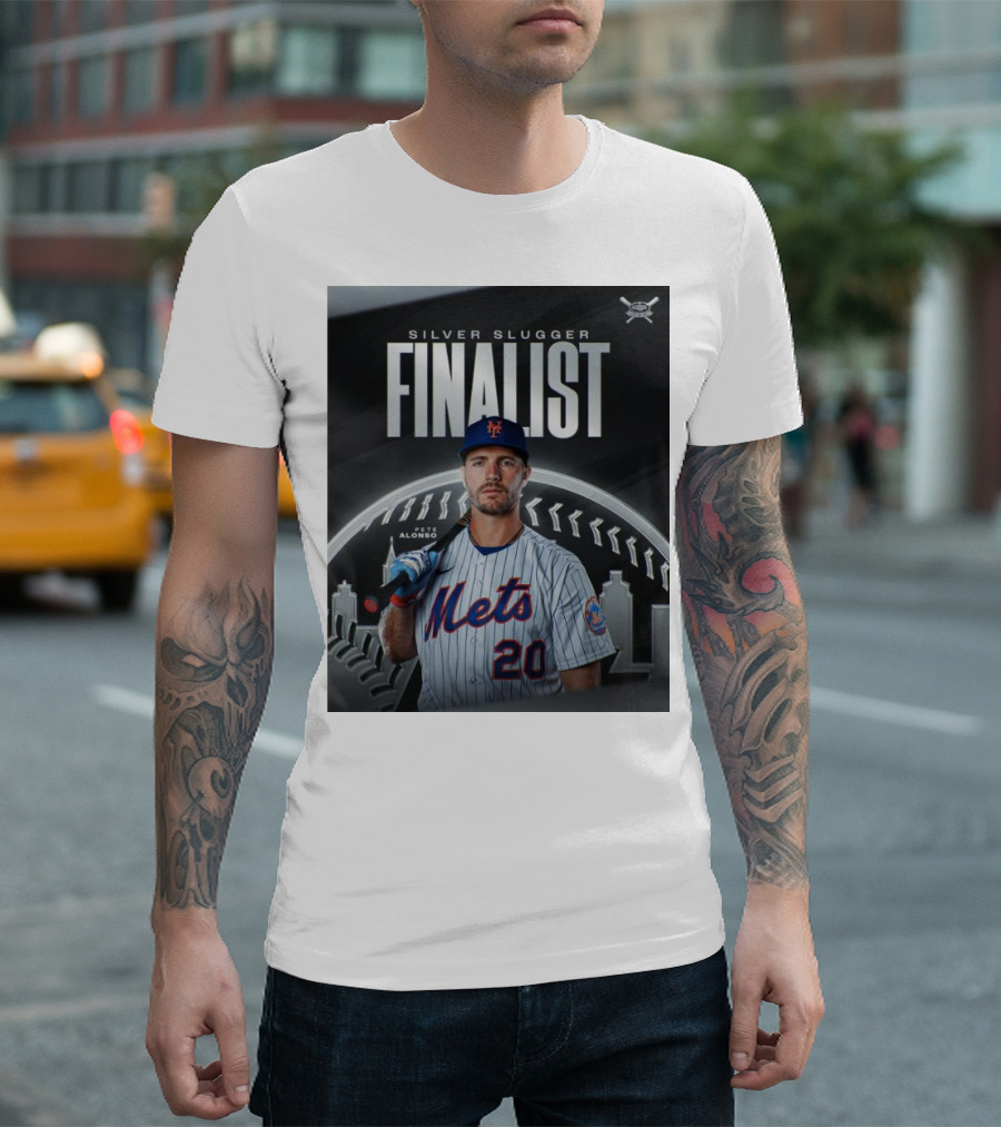 Pete Alonso Silver Slugger Finalist New York Mets MLB T-Shirt