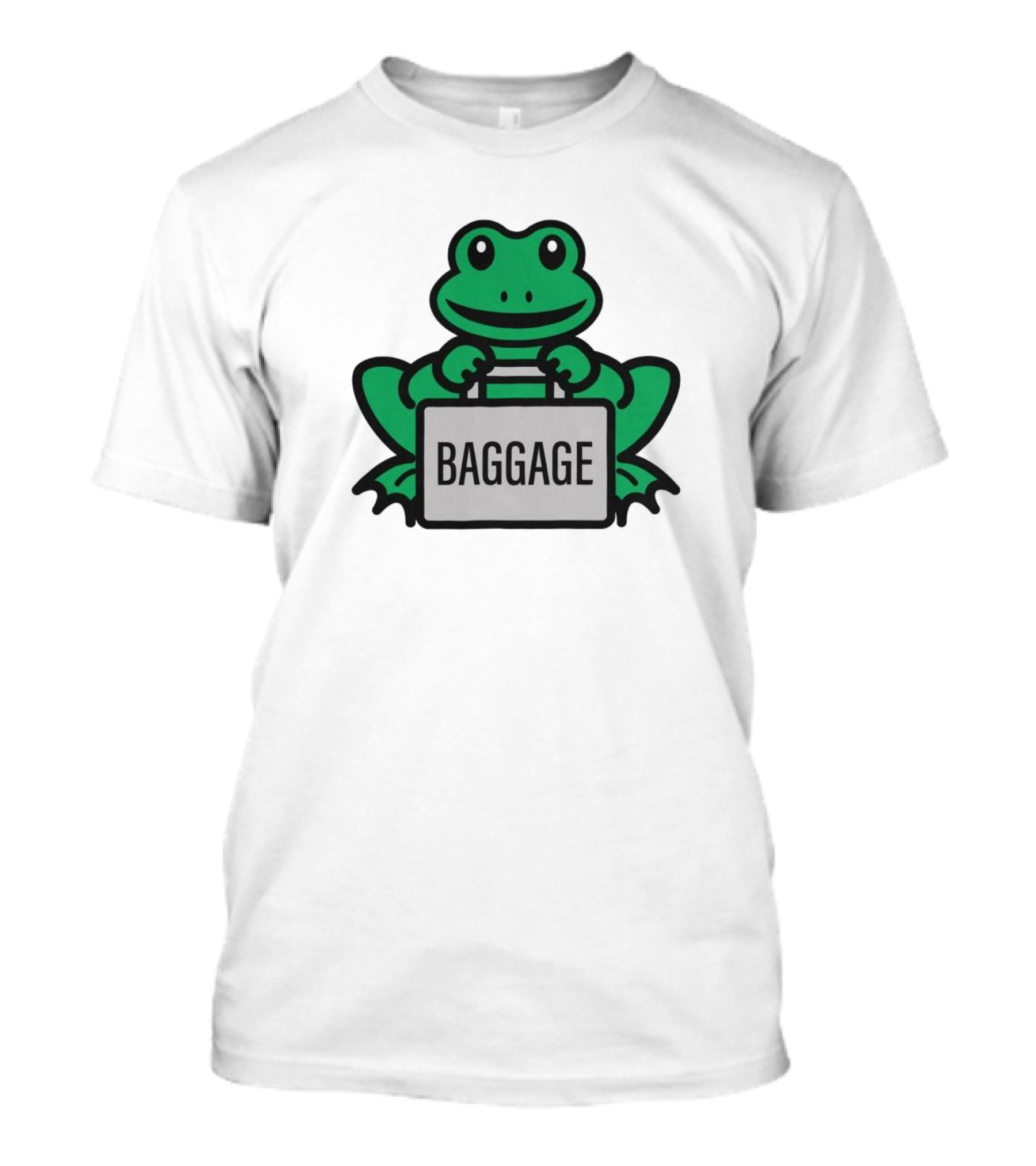 Team Baggage Frog Holding Baggage T-Shirt