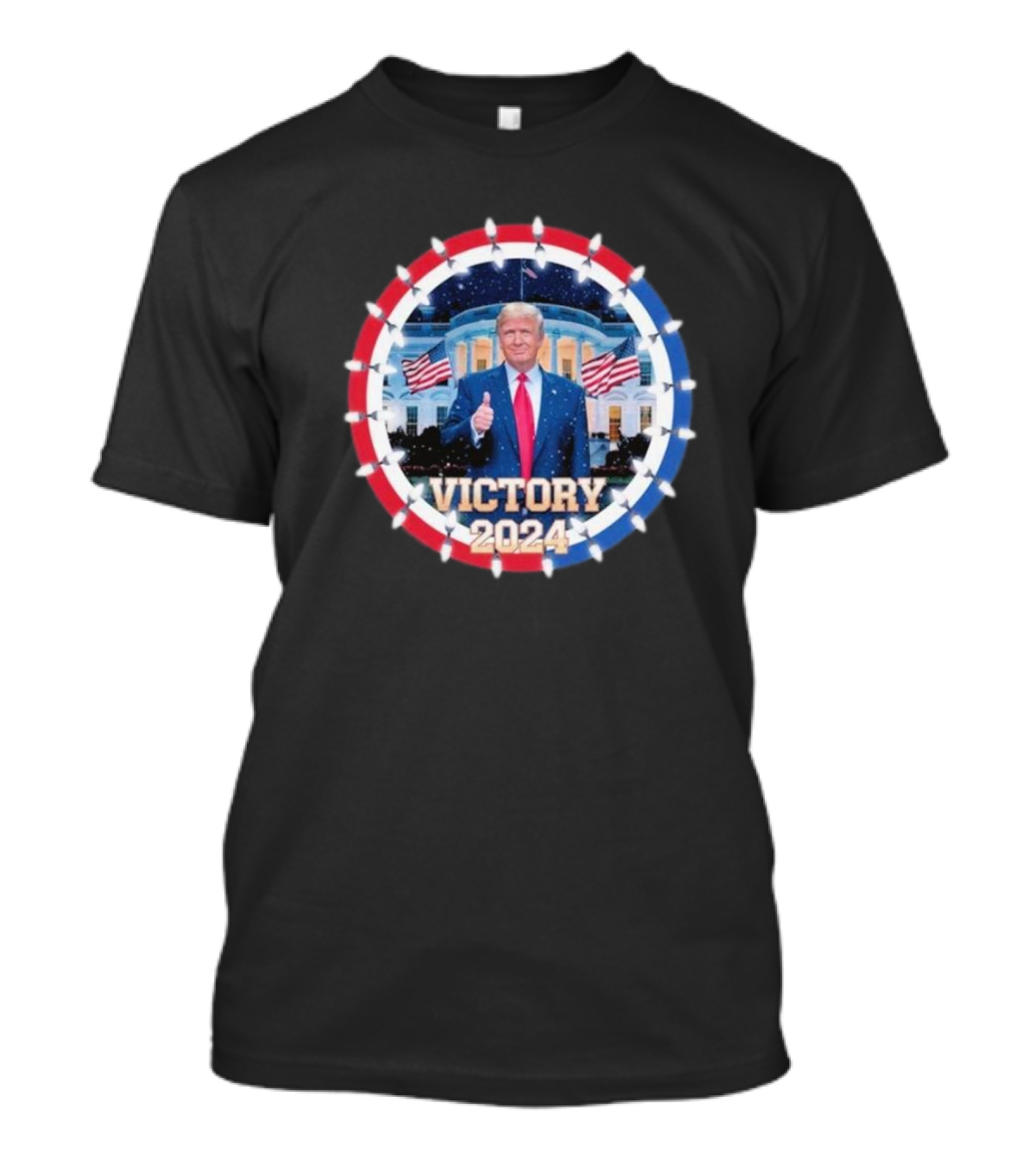 Victory 2024 Trump Patriotic Election Supporter T-Shirt