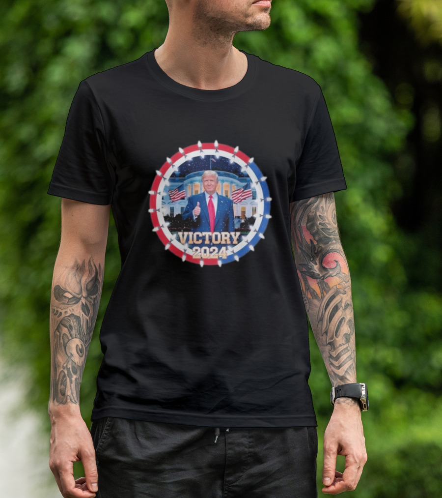 Victory 2024 Trump Patriotic Election Supporter T-Shirt
