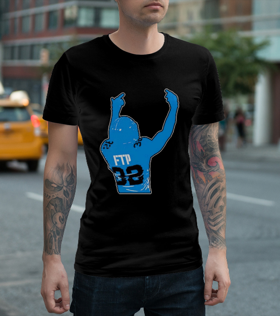FTP 32 Brian Branch Detroit Lions NFL Sports T-Shirt