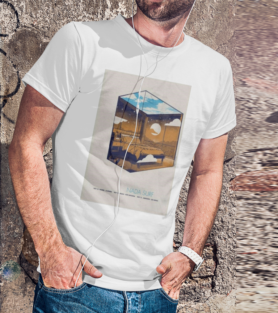 Nada Surf 2024 Tour Europe UK Madrid Antwerp Amsterdam Braga Porto Zaragoza Lisbon T-Shirt