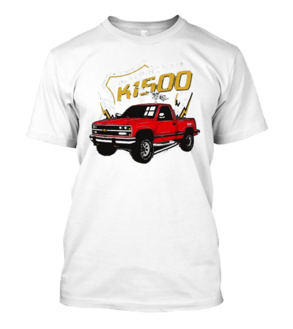 Resurrect The K1500 Fat Electrician Red Chevy Pickup Truck T-Shirt