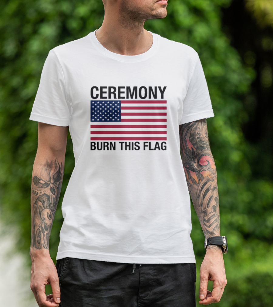 CEREMONY Trans Girls Be Free Burn This Flag T-Shirt