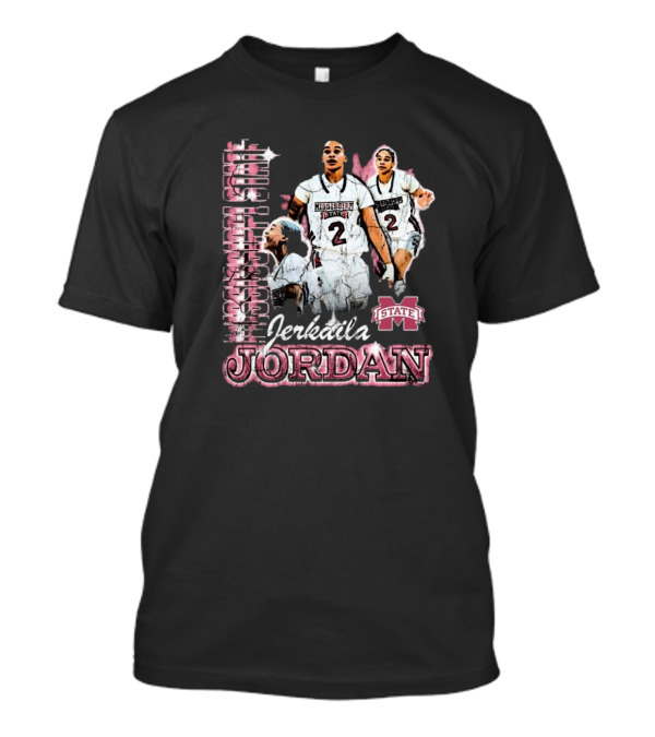 Erkaila Jordan Mississippi State Bulldogs Basketball 90s Aesthetic T-Shirt