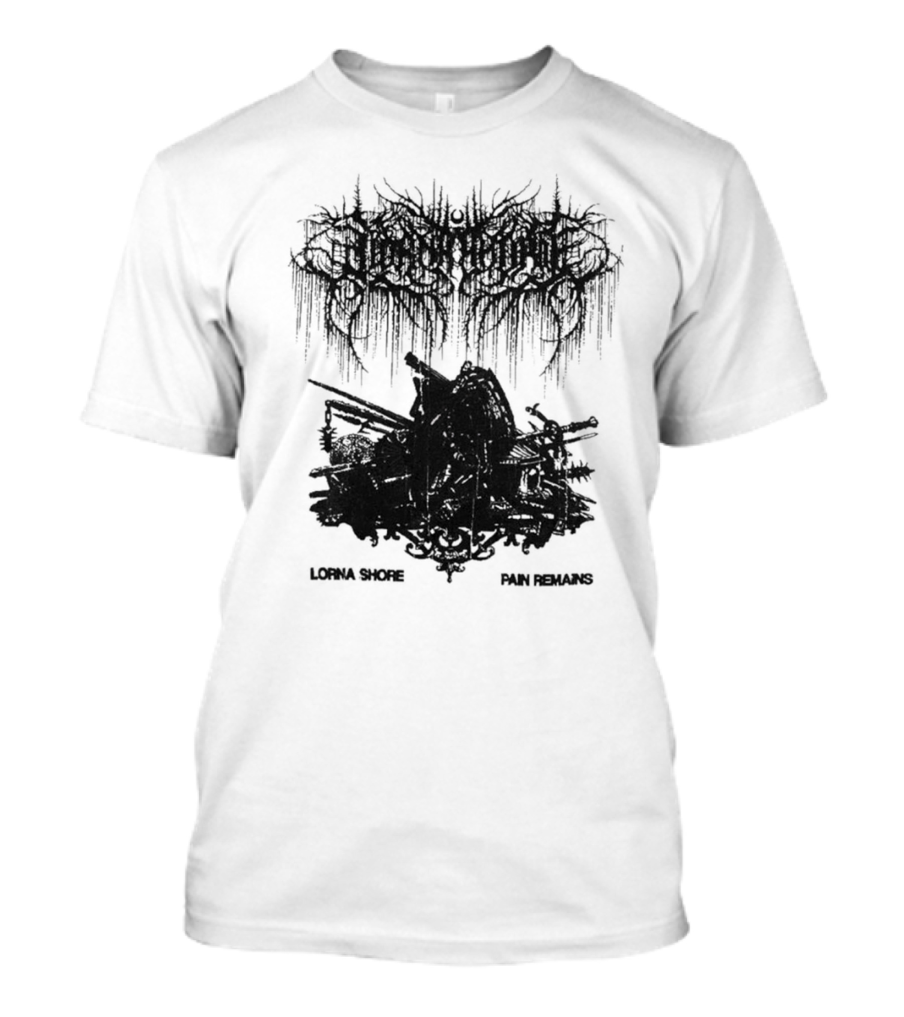 Lorna Shore Pain Remains 2024 Edens End Forsake The Ground Let It Bury Me T-Shirt