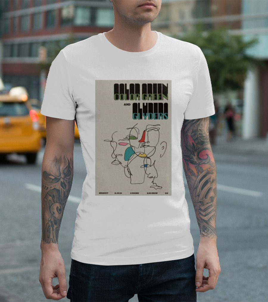 Color Green And Glyders Live At The Hideout Chicago IL November 29 T-Shirt