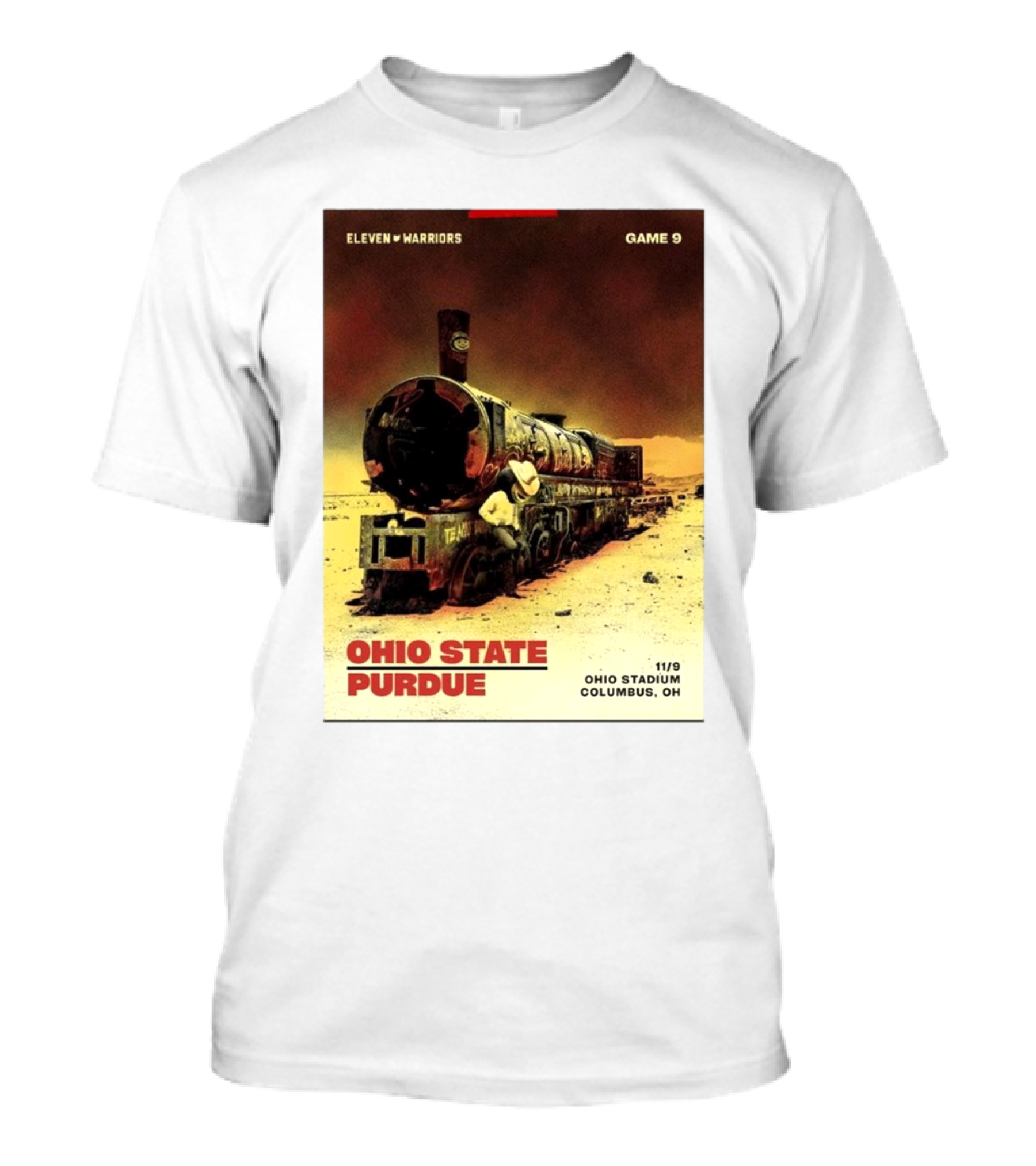 Eleven Warriors Game 9 Ohio State Vs Purdue 11/9 Ohio Stadium Columbus OH T-Shirt