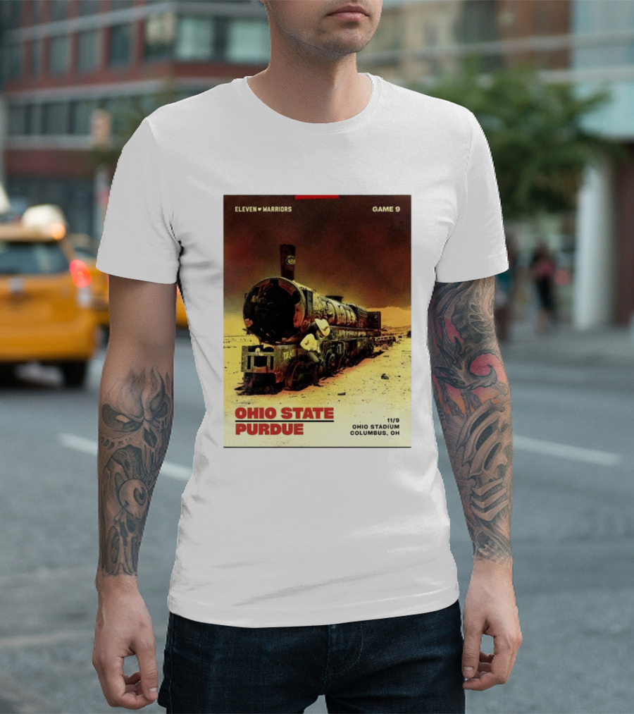 Eleven Warriors Game 9 Ohio State Vs Purdue 11/9 Ohio Stadium Columbus OH T-Shirt