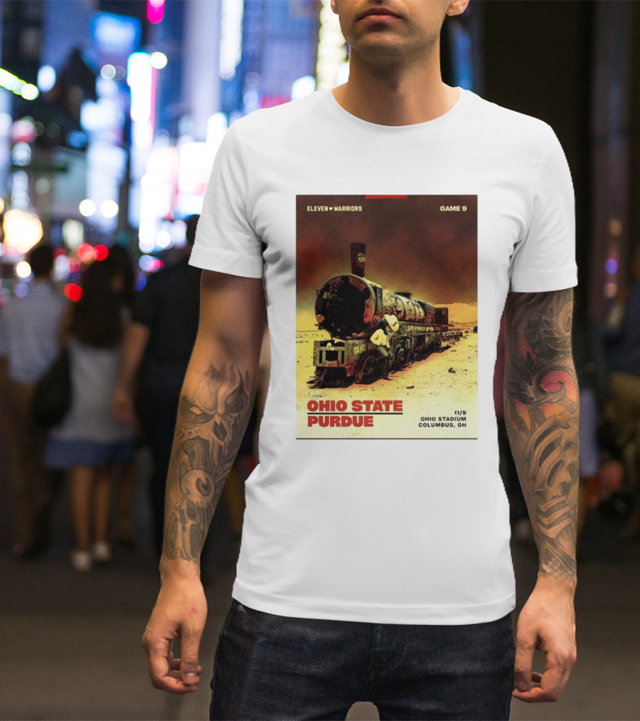 Eleven Warriors Game 9 Ohio State Vs Purdue 11/9 Ohio Stadium Columbus OH T-Shirt