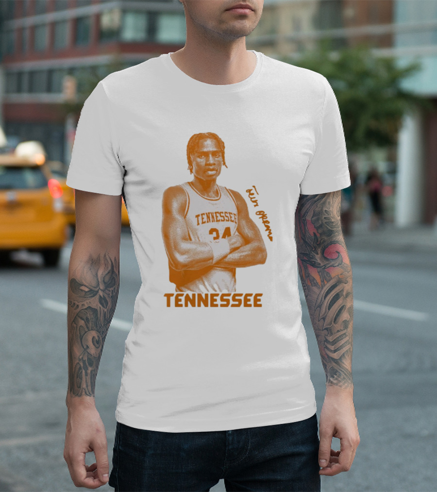 Felix Okpara Tennessee 34 Volunteers Basketball T-Shirt