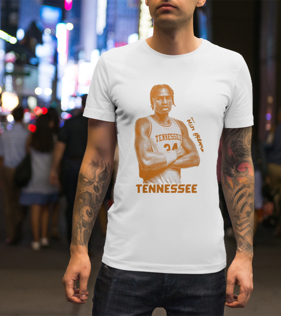 Felix Okpara Tennessee 34 Volunteers Basketball T-Shirt