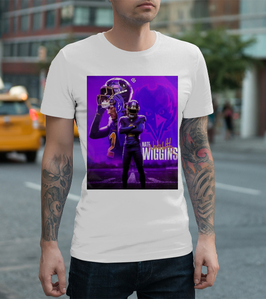 Nate Wiggins Baltimore Ravens NFL Signature Y’all Mess With It T-Shirt