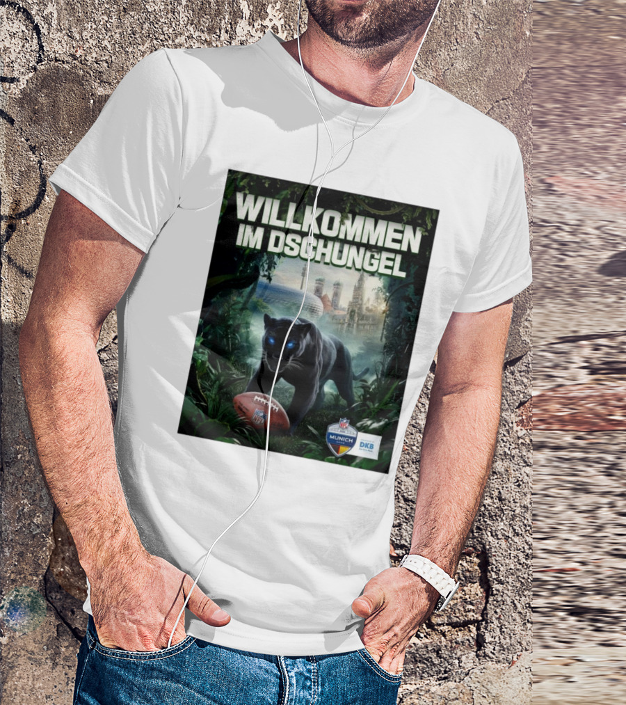 Willkommen Im Dschungel NFL München The Panthers Are Coming T-Shirt