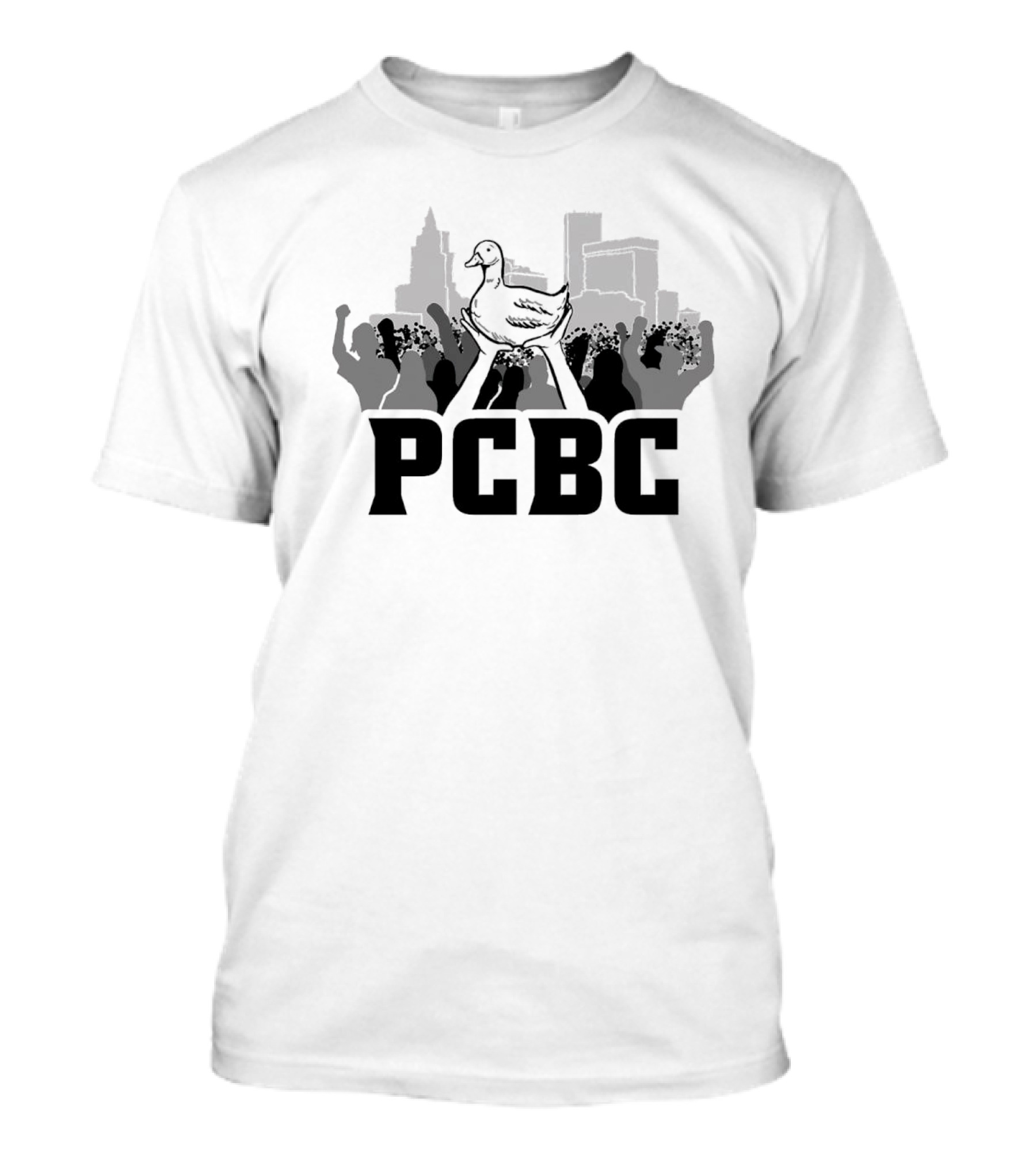 PCBC FreeTheDuck Providence 2024 Celebration With City Skyline And Crowd T-Shirt