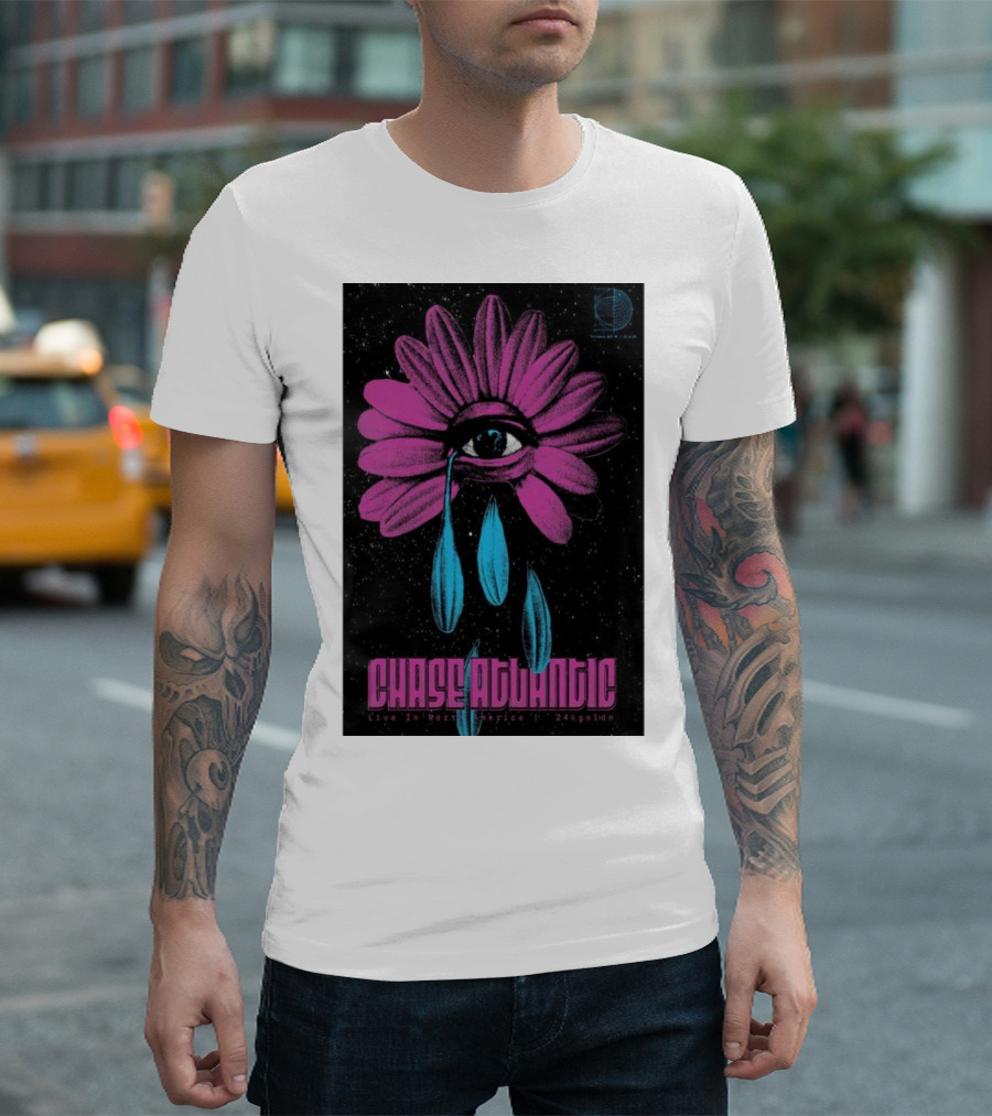 Chase Atlantic Live In North America Detroit MI November 6 2024 24kGoldn T-Shirt