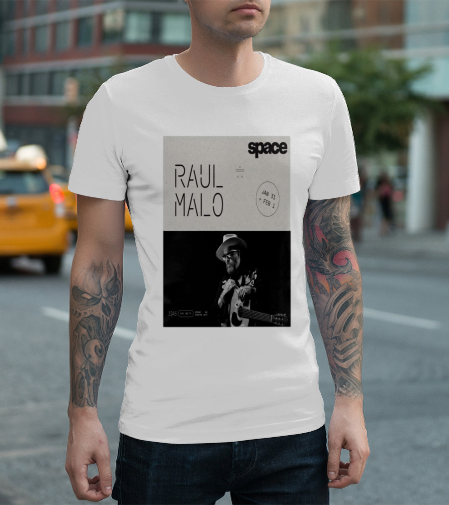 RAUL MALO at SPACE Jan 31-Feb 1 1245 Chicago Avenue Evanston 2025 T-Shirt