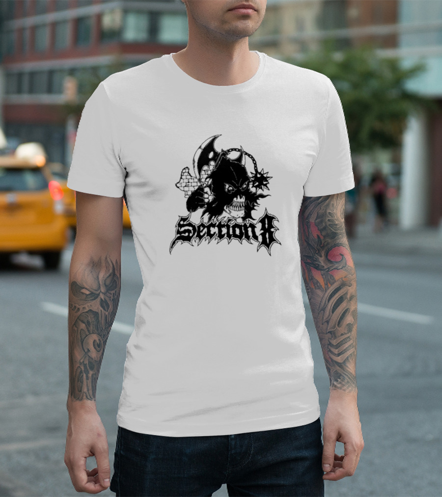 Section8la Store Executor Gothic Warrior T-Shirt