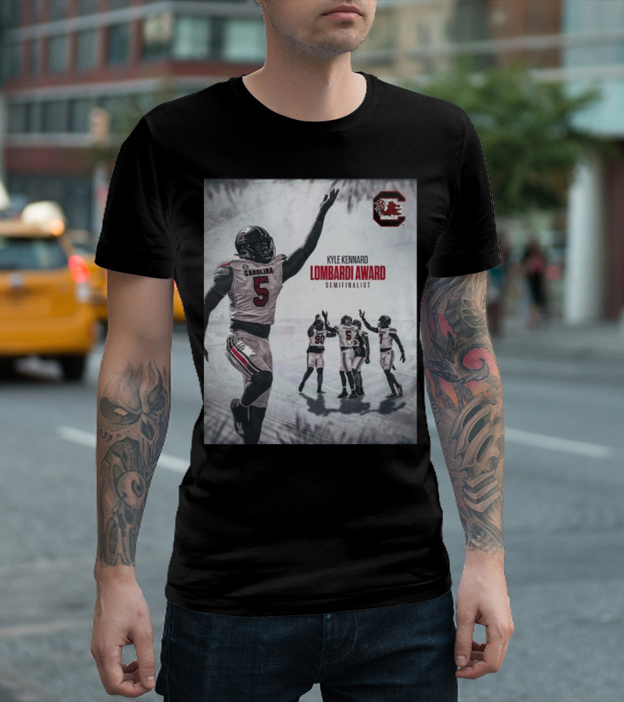 South Carolina Gamecocks Football Kyle Kennard Lombardi Award Semifinalist Achievement T-Shirt