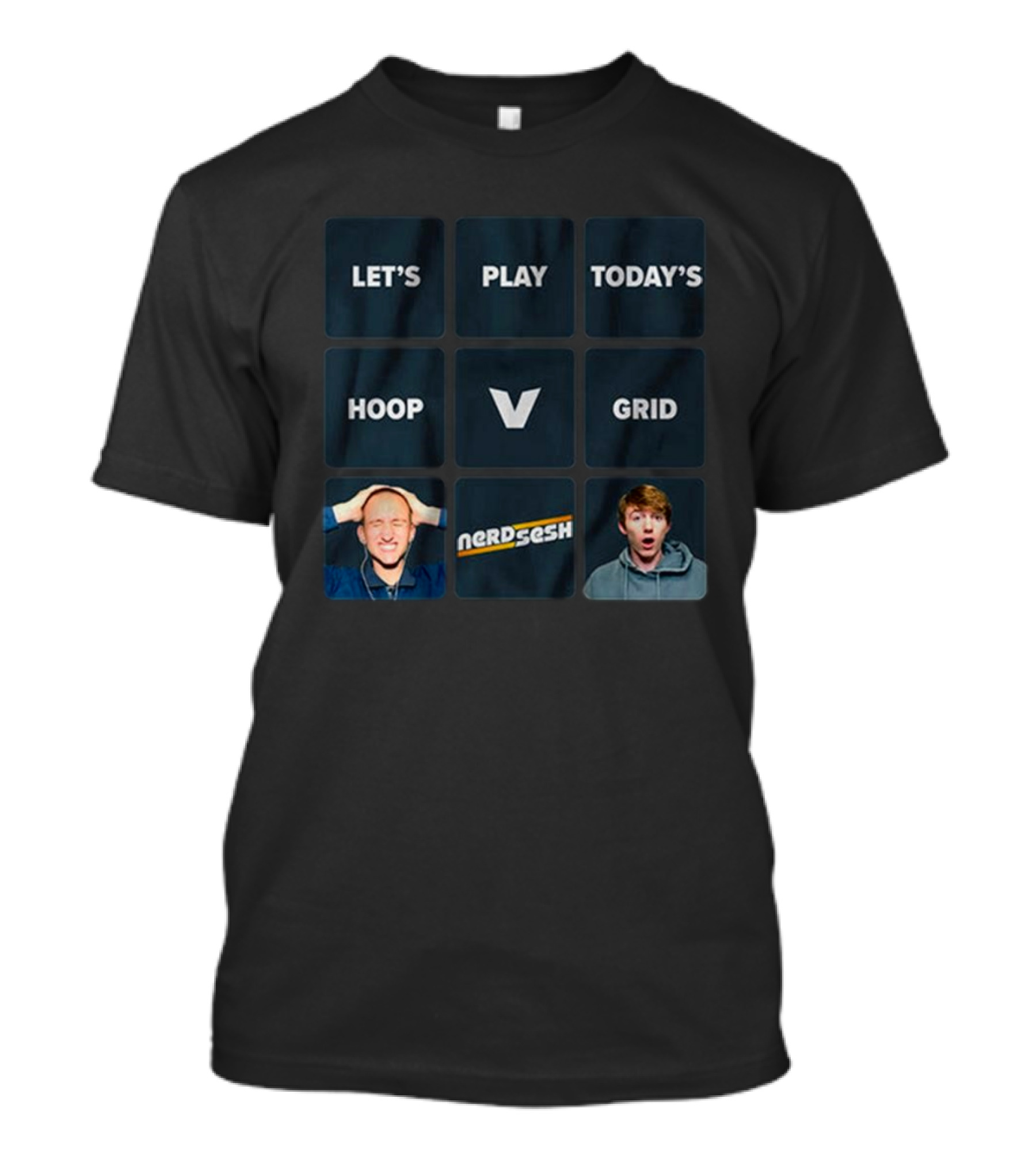 Let’s Play Today’s Hoop Grid Nerd Sesh V T-Shirt