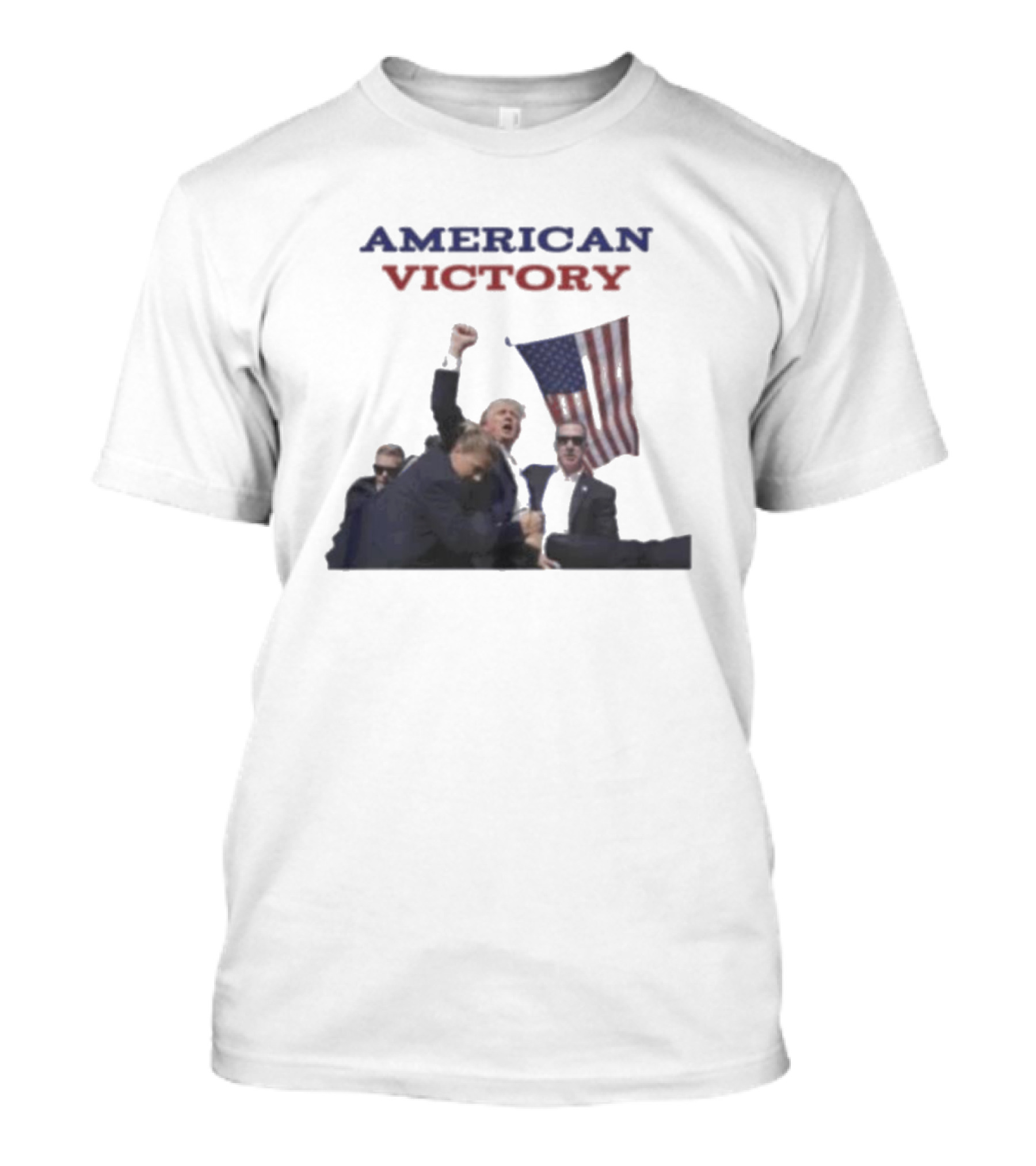 Trump 2024 American Victory Flag T-Shirt