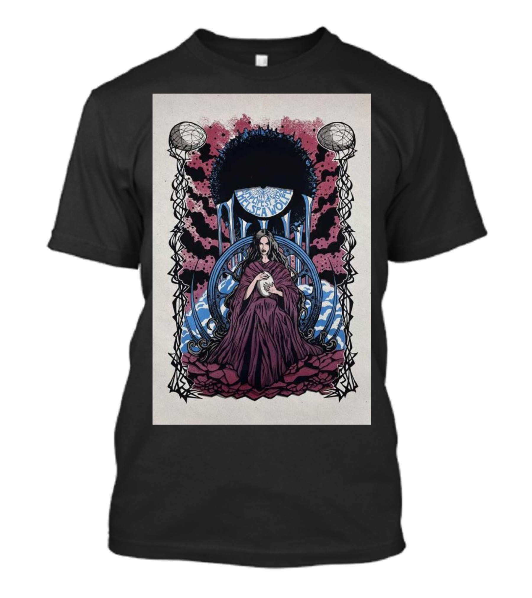 Chelsea Wolfe Amplifest Nov 11 2024 Hard Club Porto Portugal Mystical Gothic T-Shirt