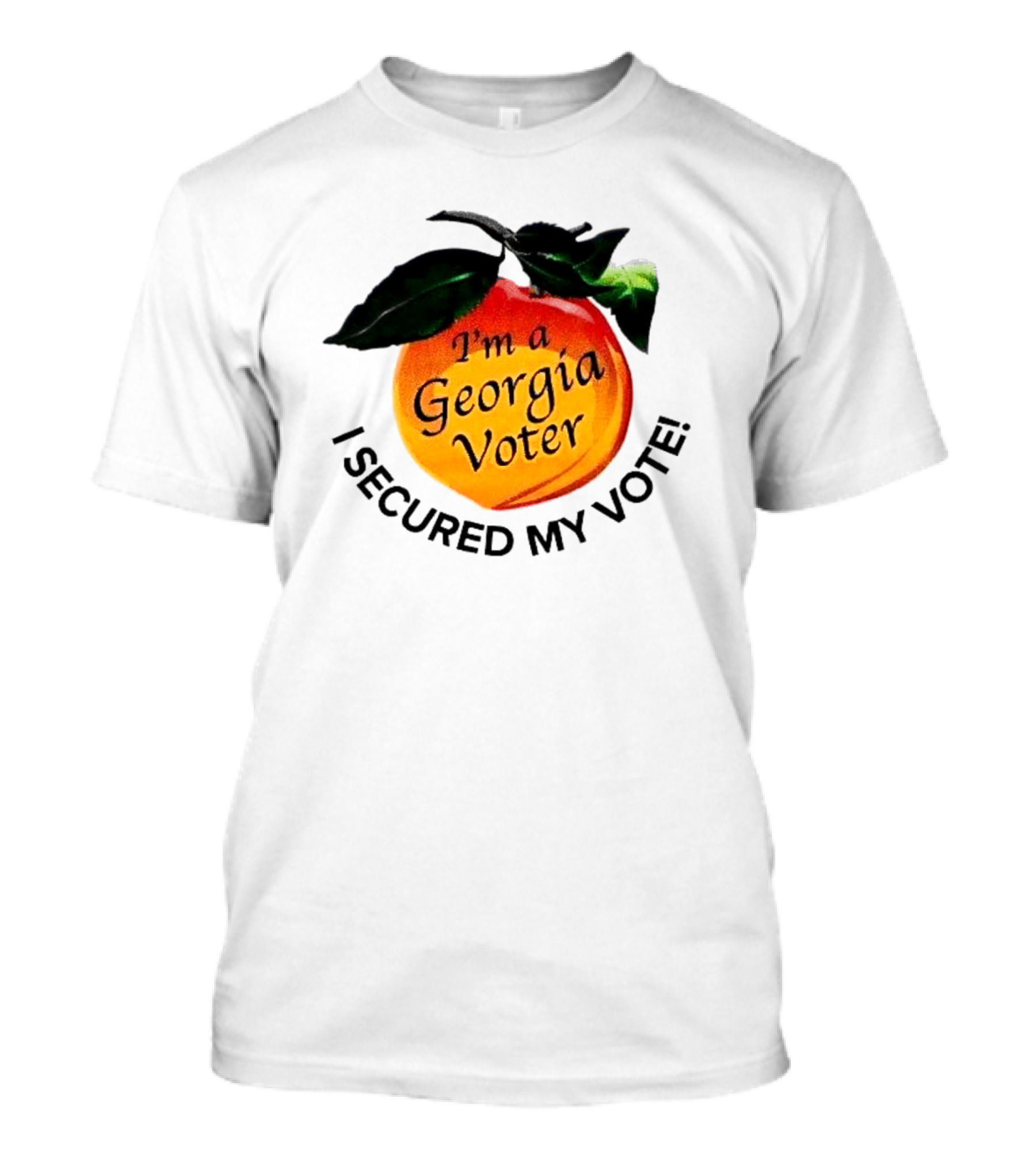 I'm A Georgia Voter I Secured My Vote College Park Georgia November 5 2024 Peach Badge T-Shirt