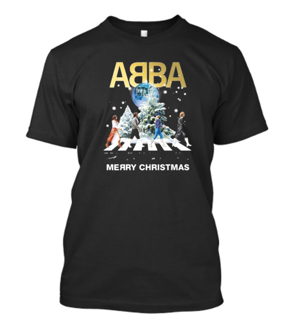 ABBA Merry Christmas Abbey Road T-Shirt