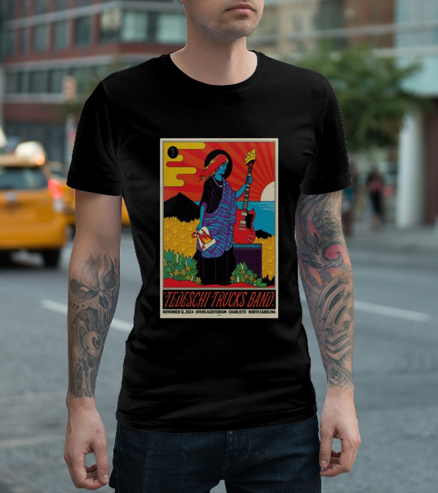 Tedeschi Trucks Band November 12 2024 Ovens Auditorium Charlotte North Carolina T-Shirt