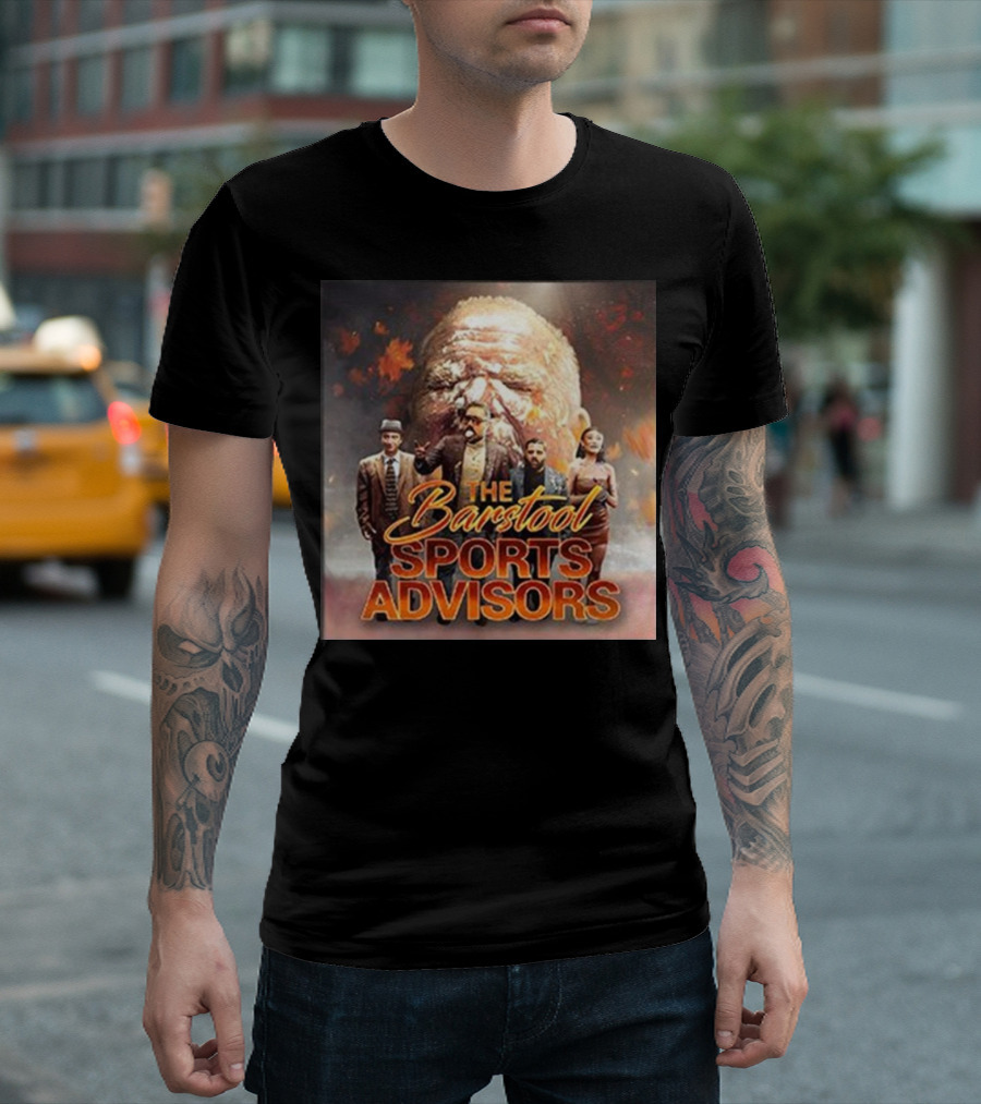 Advisors Season 7 Cover With Cast And Giant Face Background T-Shirt