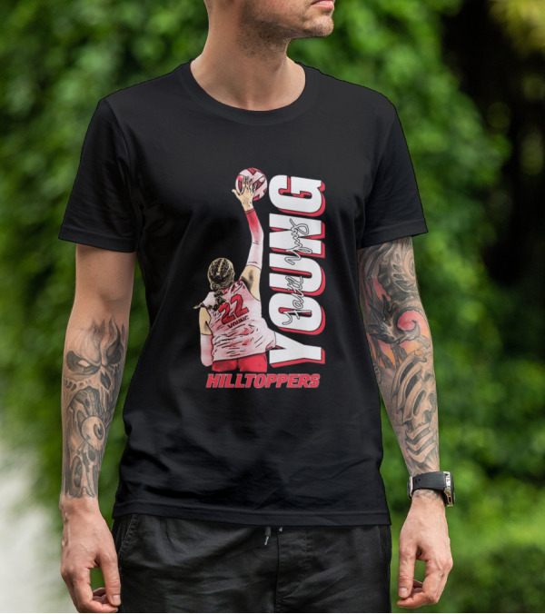 Faith Young Hilltoppers WKU Volleyball 22 Signature T-Shirt