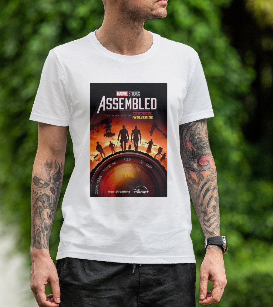 Marvel Studios Assembled The Making Of Deadpool And Wolverine Now Streaming Disney T-Shirt