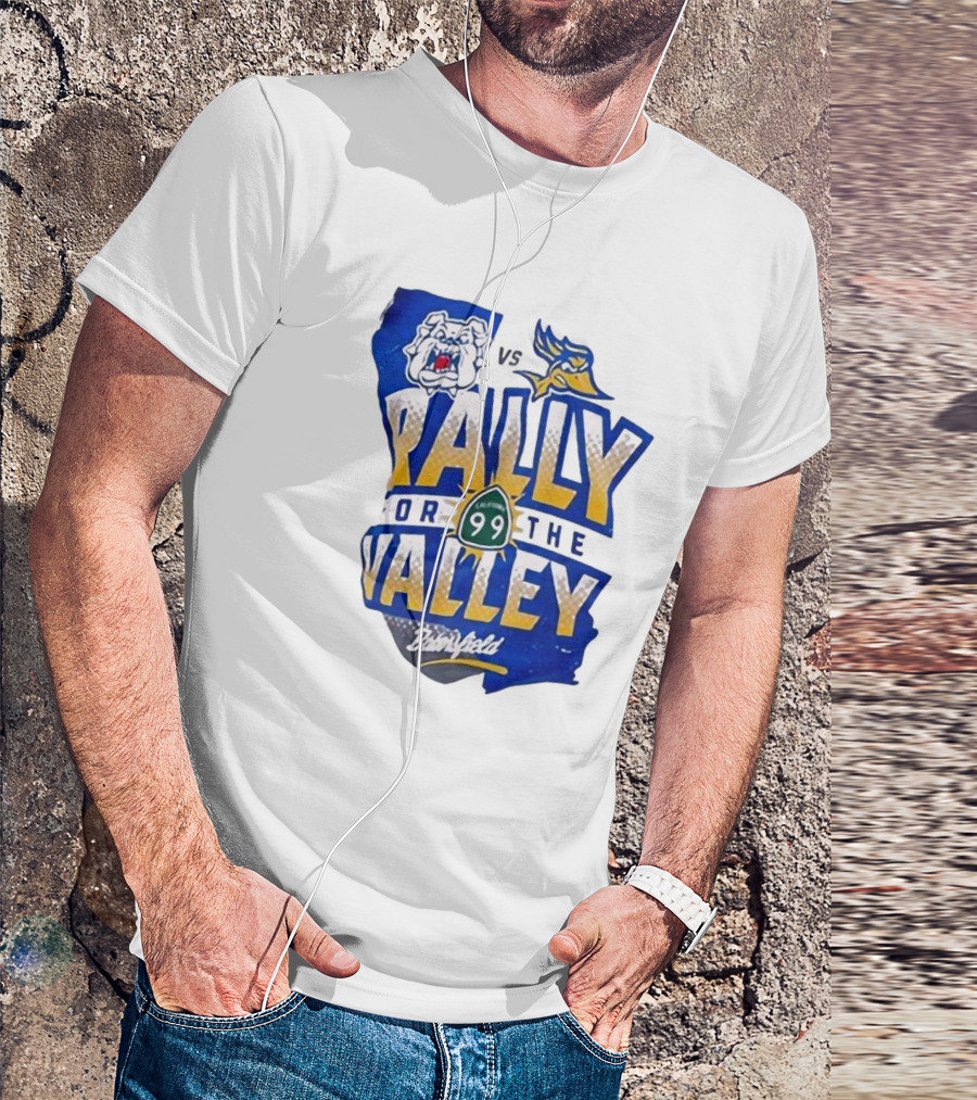 Georgia Bulldogs Vs Los Angeles Chargers Highway 99 Rally For The Valley Bakersfield T-Shirt